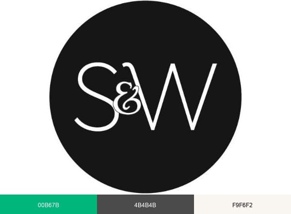 Sweetpea & Willow brand color palette
