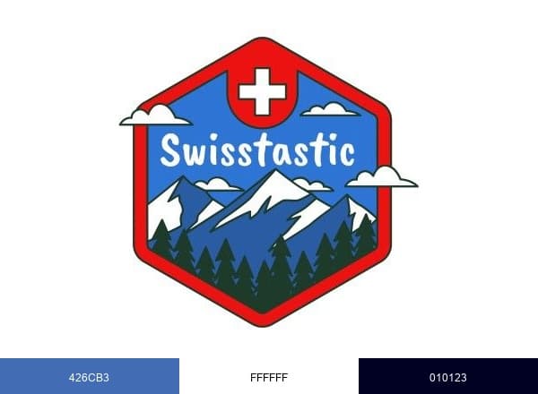 Swisstastic brand color palette