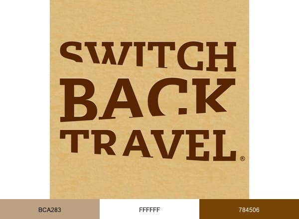 Switchback Travel brand color palette