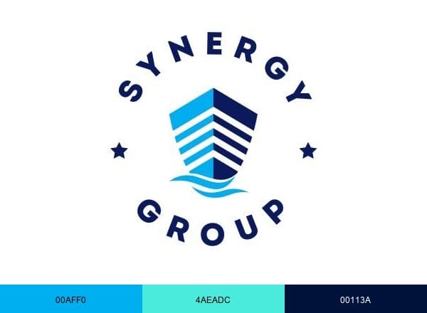 Synergy Marine Group brand color palette