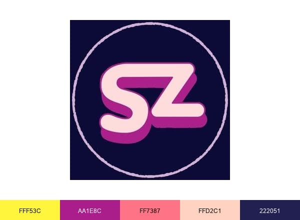 Sziget Festival Official brand color palette