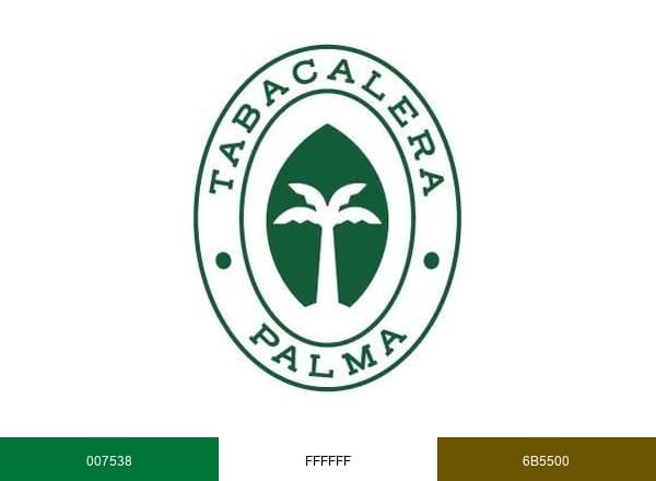 Tabacalera Palma brand color palette
