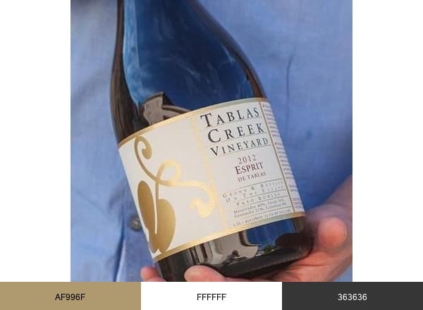 Tablas Creek brand color palette