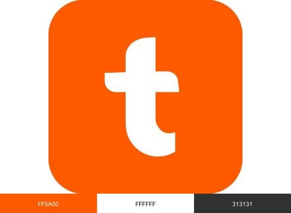 Talabat brand color palette