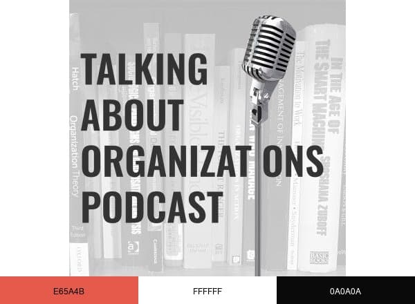 Talking About Organizations Podcast brand color palette