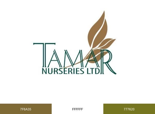 Tamar Nurseries brand color palette
