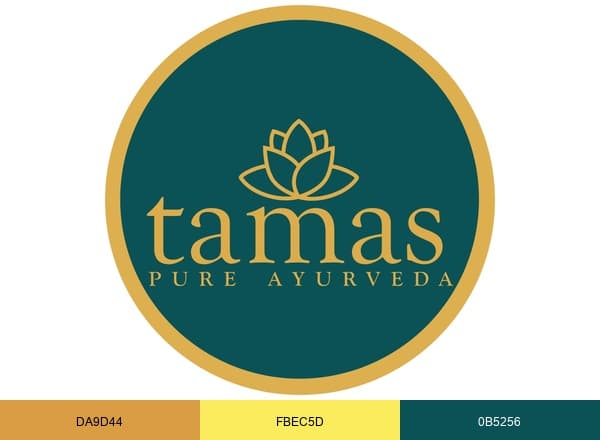 Tamas Pure Ayurveda brand color palette
