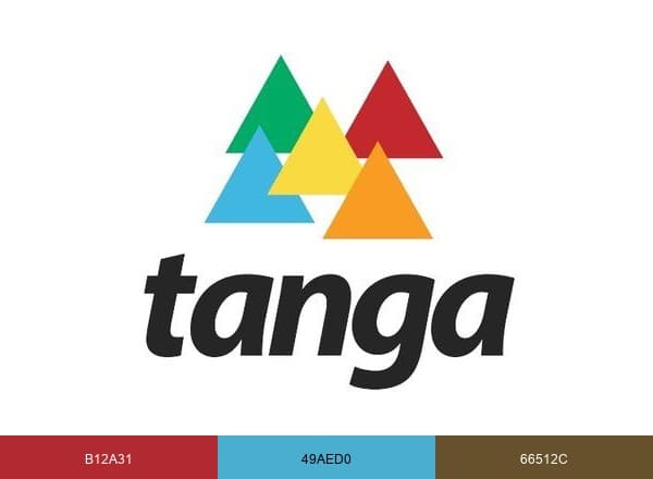 Tanga.com brand color palette