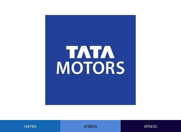 Tata Motors brand color palette