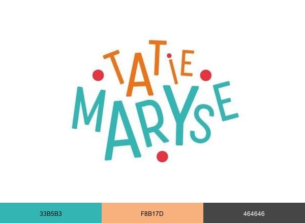 Tatie Maryse brand color palette