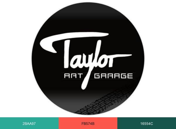 Taylor Art Garage brand color palette