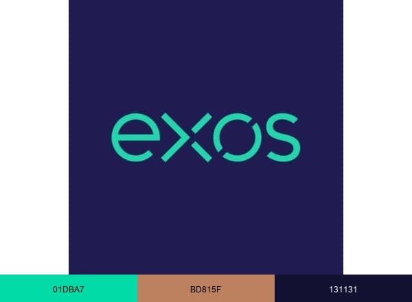 Exos brand color palette