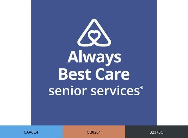 Always Best Care Senior Services Philadelphia brand color palette