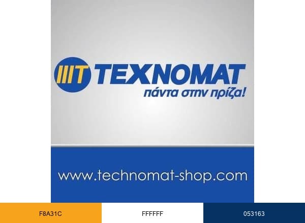 TEXNOMAT A.E brand color palette