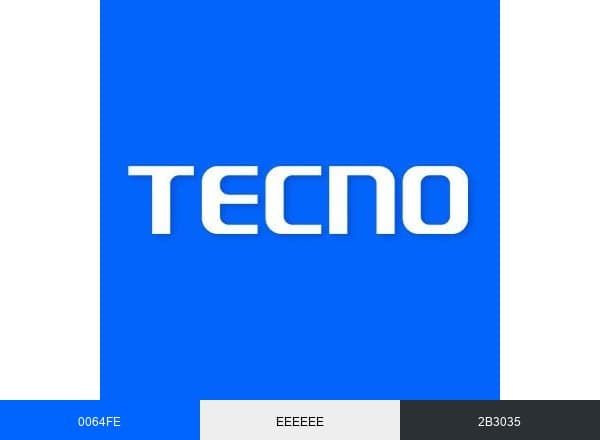 Tecnomobile brand color palette