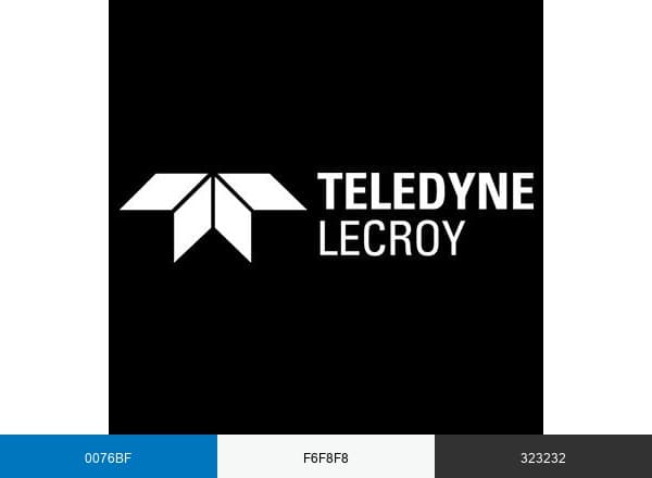 Teledyne LeCroy brand color palette