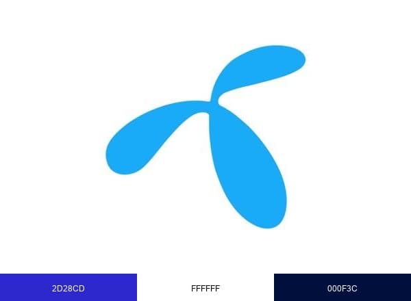 Telenor Group brand color palette