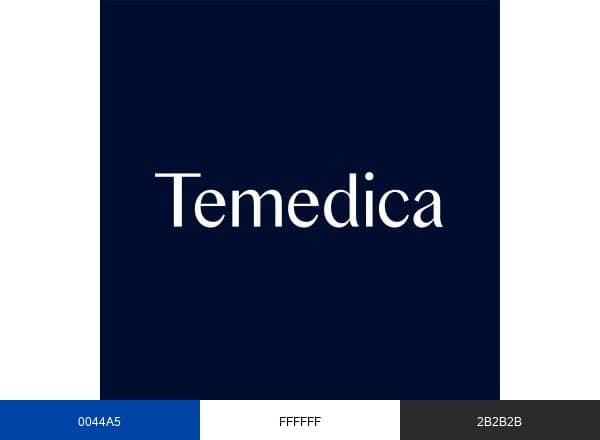 Temedica brand color palette