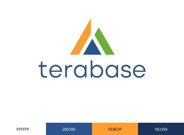 Terabase Energy brand color palette