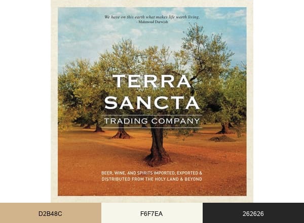 Terra Sancta Trading brand color palette