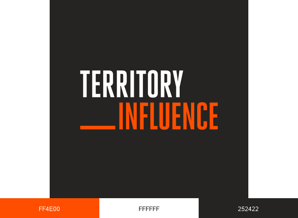 TERRITORY Influence brand color palette