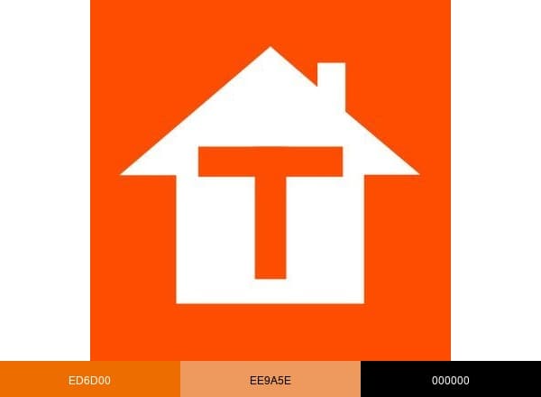 TESCO Building Supplies brand color palette