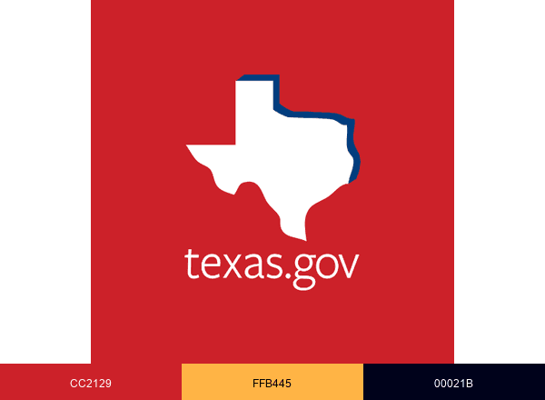 Texas.gov brand color palette