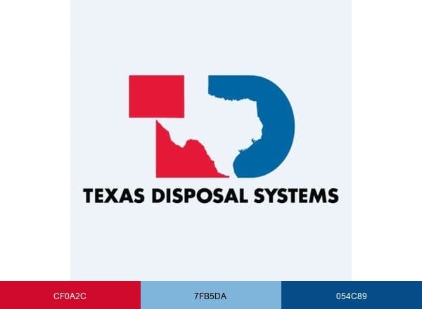Texas Disposal brand color palette