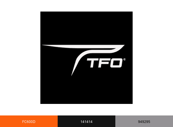 TFO Rods brand color palette