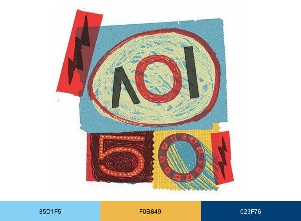 The AOI brand color palette