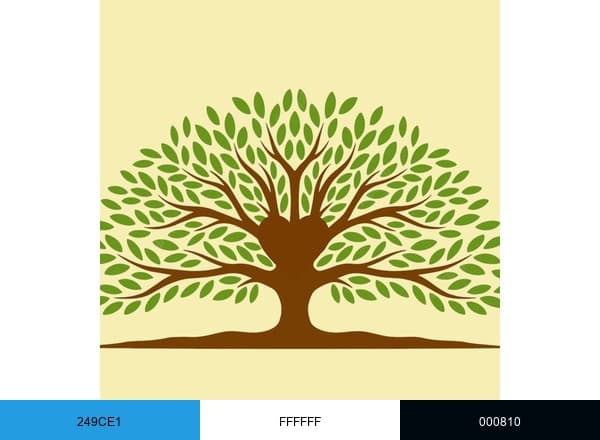 The Big Kindness Tree brand color palette