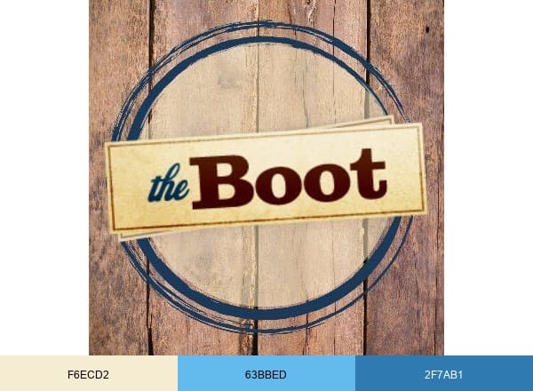 The Boot brand color palette