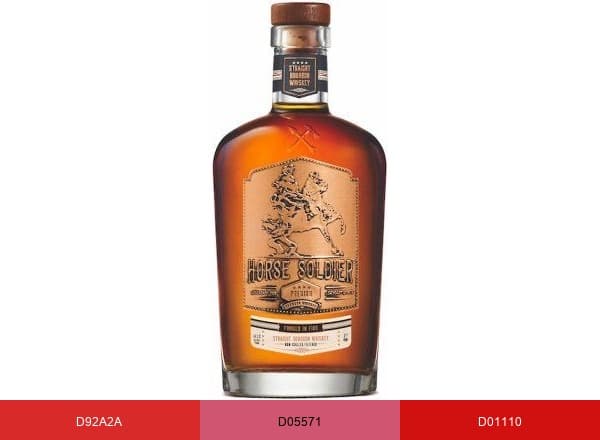 The Booze Outlet brand color palette