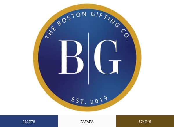The Boston Gifting brand color palette
