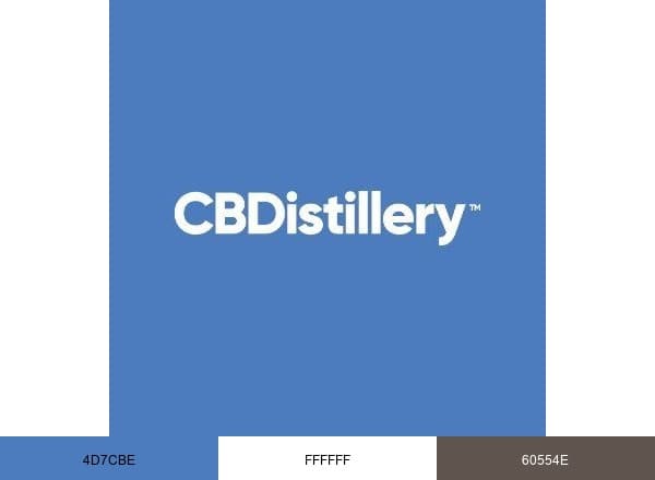 CBDistillery brand color palette