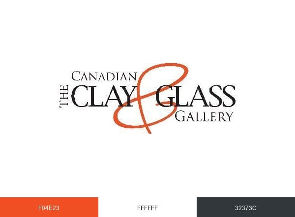 Canadian Clay & Glass Gallery brand color palette