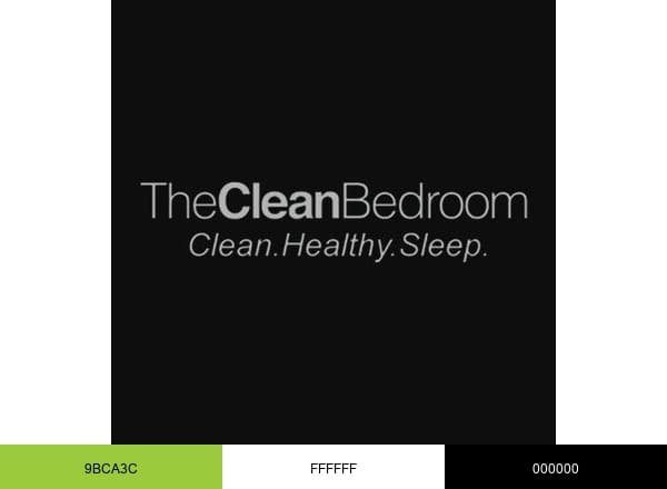 The Clean Bedroom brand color palette