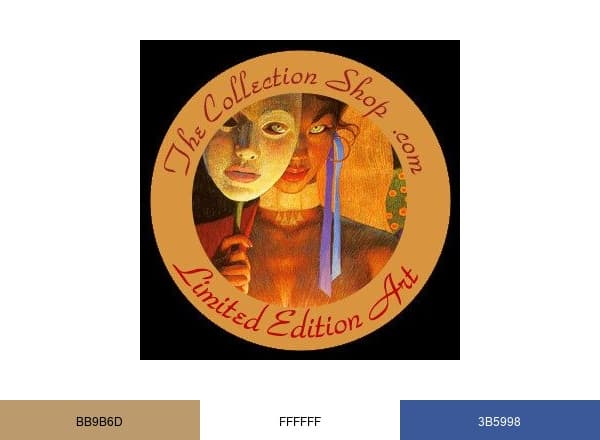 The Collection Shop brand color palette