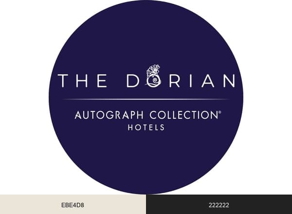 The Dorian Hotel brand color palette