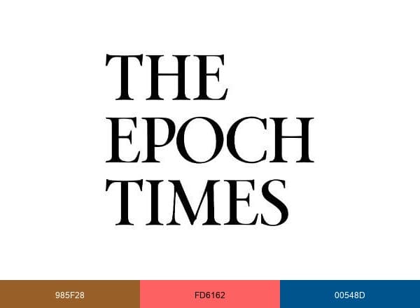 The Epoch Times brand color palette