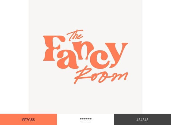 The Fancy Room brand color palette