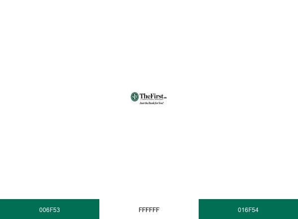 The First Bancshares brand color palette
