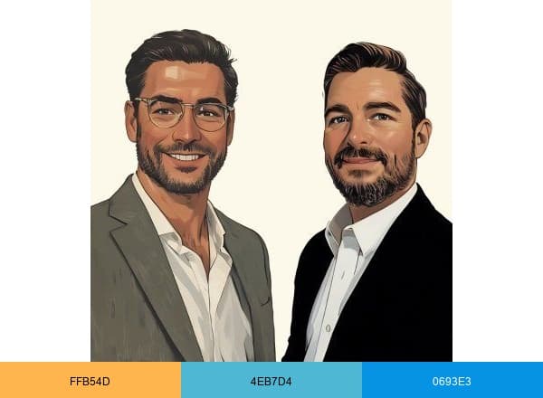 The Interview Guys brand color palette