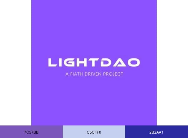 LightDao brand color palette
