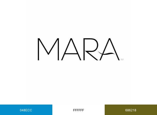 Mara Beauty brand color palette