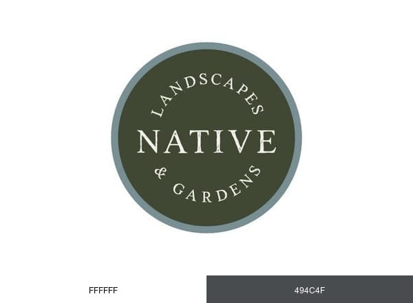 Native Landscapes & Gardens brand color palette