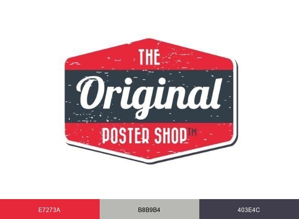 Original Poster Shop brand color palette