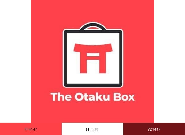 The Otaku Box brand color palette