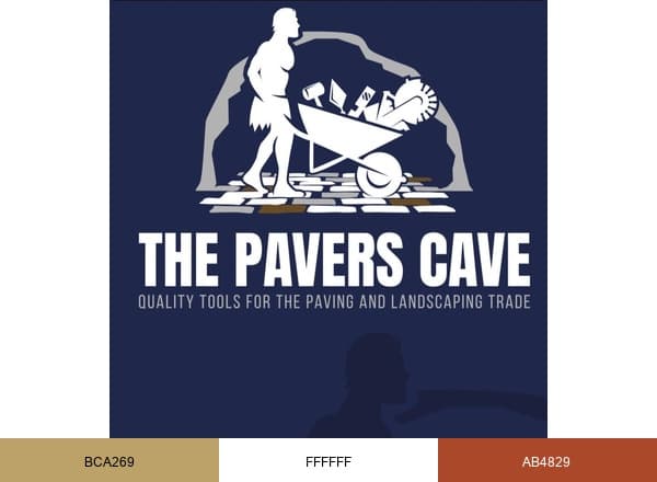 The Pavers Cave brand color palette