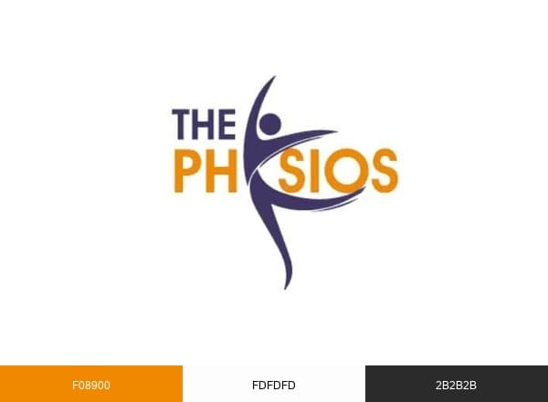 The Physios brand color palette